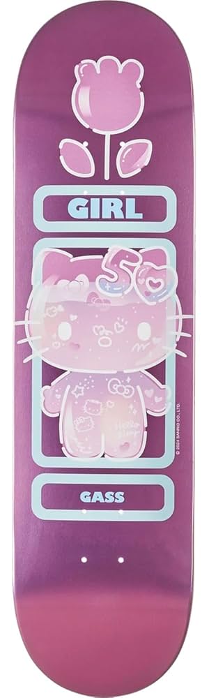 Girl Skateboards Griffin Gass Hello Kitty 50 Skateboard Deck
